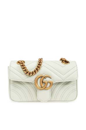 バッグ・カバンその他 GUCCI Woman Mini bag White 7813871AAQD 9022 Gucci Women's' GG Marmont 2 Mini Shoulder Bag in White | LN-CC®